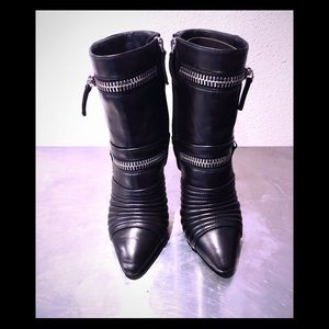 Giuseppe Zanotti Quilted Leather Zipper Boots